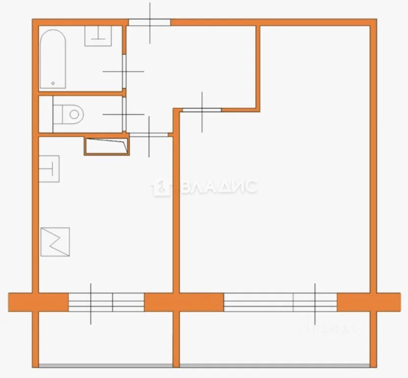 Москва, улица Исаковского, д.2к2, 1-комнатная квартира на продажу - Фото 6