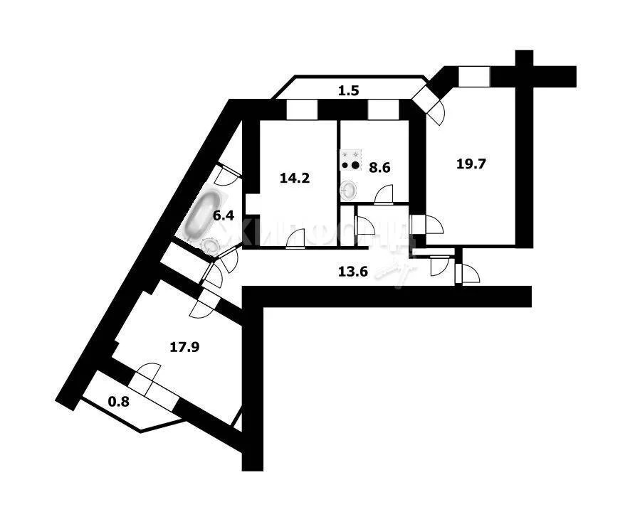 Продажа квартиры, Новосибирск, ул. Дачная - Фото 32