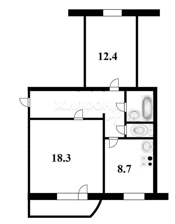 Продажа квартиры, Новосибирск, ул. Чемская - Фото 34