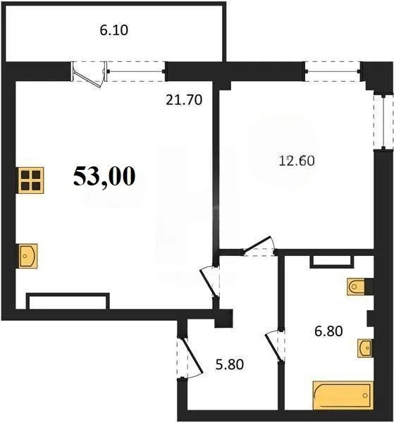 Продажа квартиры в новостройке, Севастополь, ул. Токарева - Фото 1