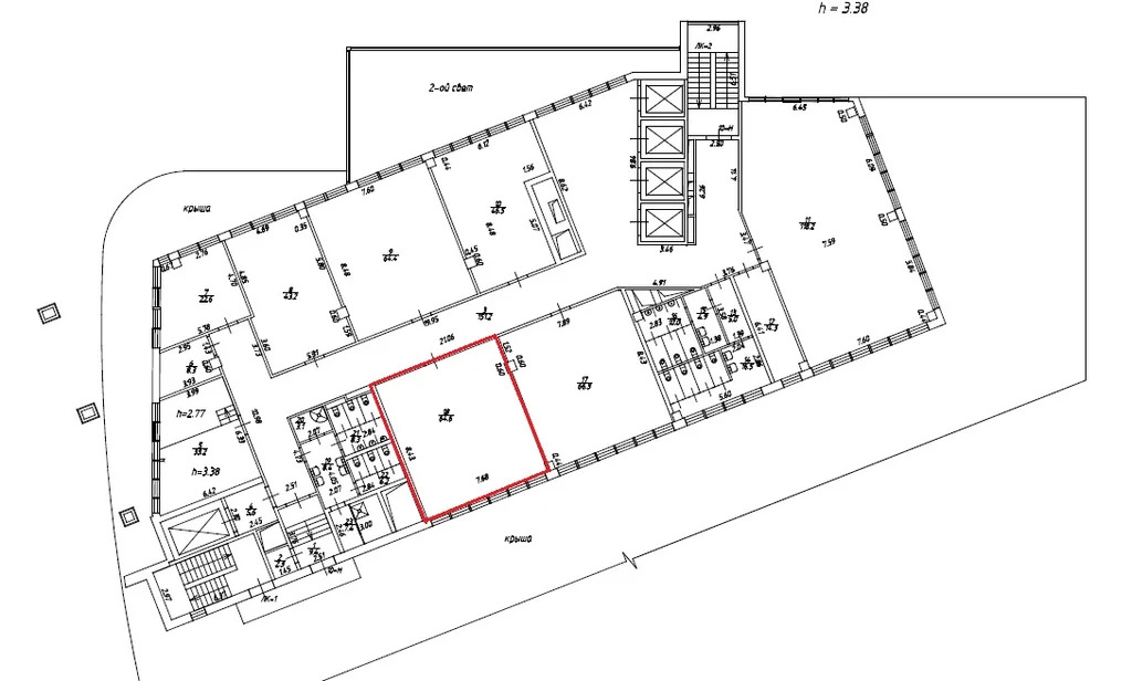 Аренда офиса 64.6 м2 - Фото 2
