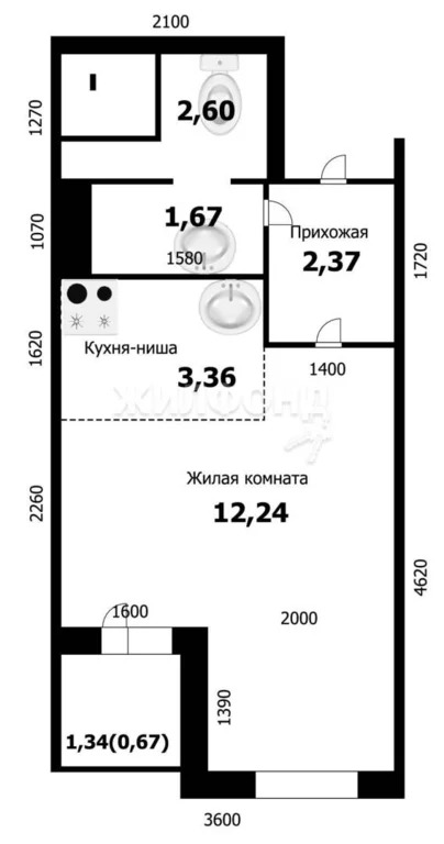 Продажа квартиры, Новосибирск, ул. Одоевского - Фото 5