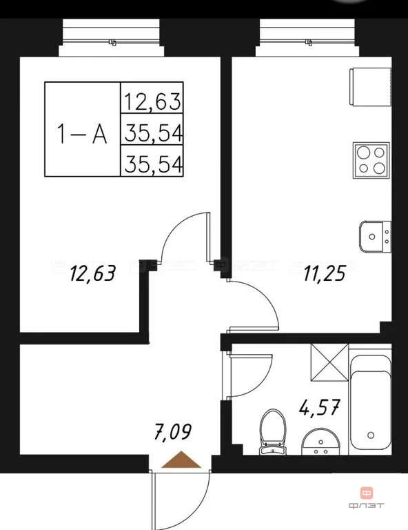 Продажа квартиры в новостройке, Казань, ул. Владимира Кулагина - Фото 1