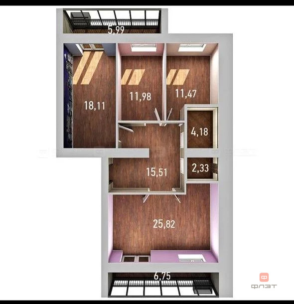Продажа квартиры, Казань, ул. Разведчика Ахмерова - Фото 33