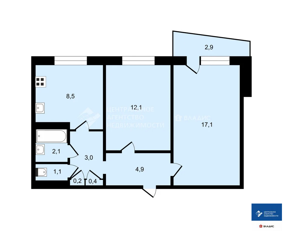 Продажа квартиры, Рязань, ул. Новаторов - Фото 16