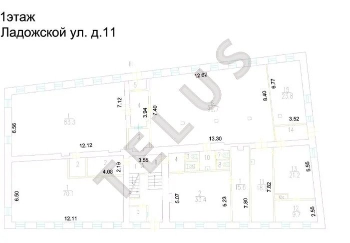 м. Бауманская, ул. Ладожская, 1860 м2, Здание, ГАБ (ном. объекта: ... - Фото 6