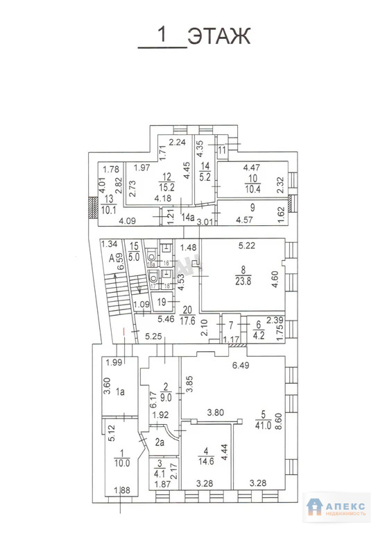 Аренда помещения (ПСН) пл. 839 м2 под банк, бытовые услуги, офис, ... - Фото 6