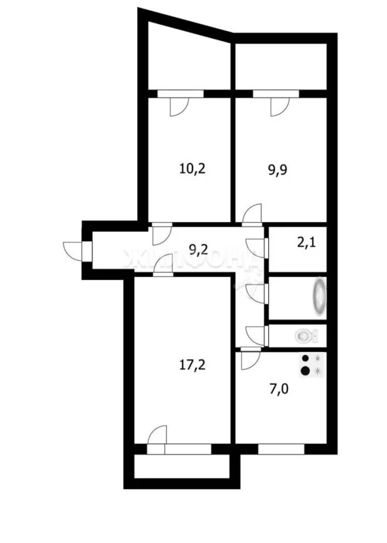 Продажа квартиры, Новосибирск, ул. Связистов - Фото 14