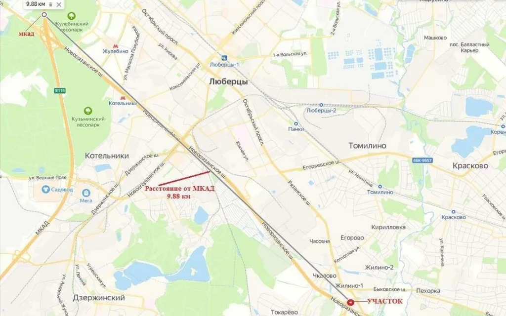 Участок 2,3 Га Новорязанское шоссе под строительство склада 18 000 м2 - Фото 6