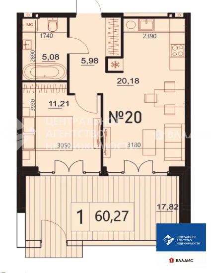Продажа квартиры, Рязань, Мещёрская улица - Фото 12