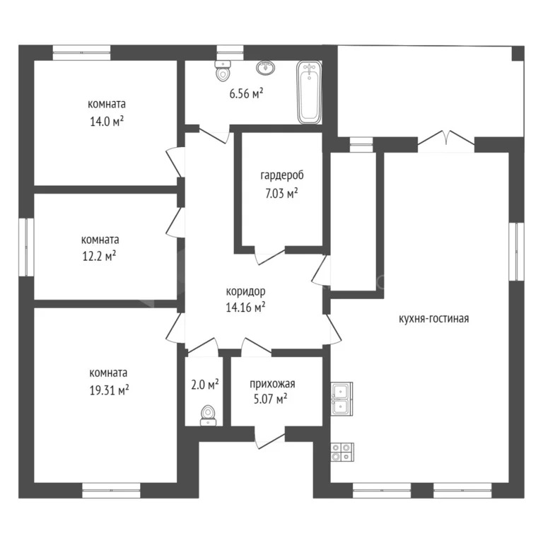 Продажа дома, Есаулова, Тюменский район, Тюменский р-н - Фото 33