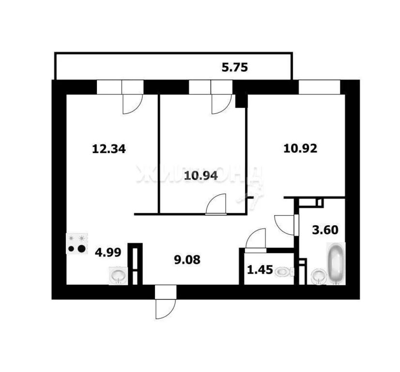 Продажа квартиры, Новосибирск, Ивана Севастьянова - Фото 7