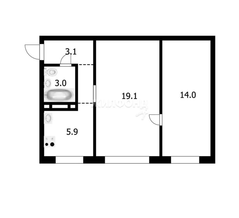 Продажа квартиры, Новосибирск, ул. Есенина - Фото 14