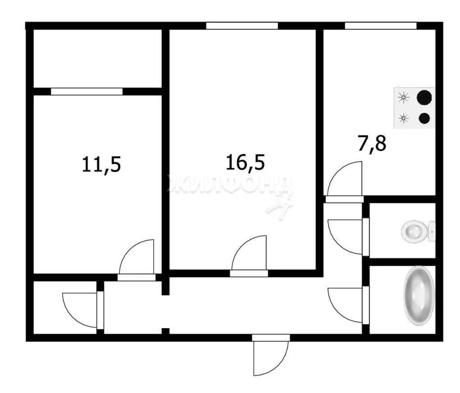 Продажа квартиры, Новосибирск, ул. Комсомольская - Фото 0