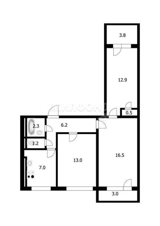 Продажа квартиры, Новосибирск, ул. Кропоткина - Фото 6