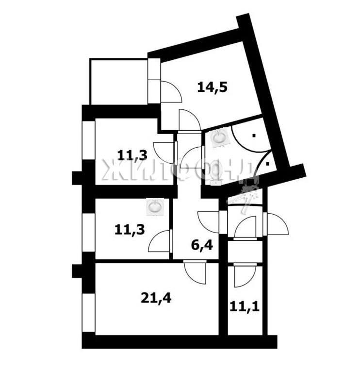 Продажа квартиры, Новосибирск, ул. Зыряновская - Фото 22