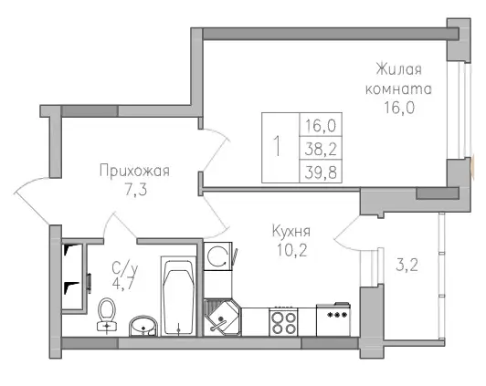 Продажа квартиры в новостройке - Фото 2
