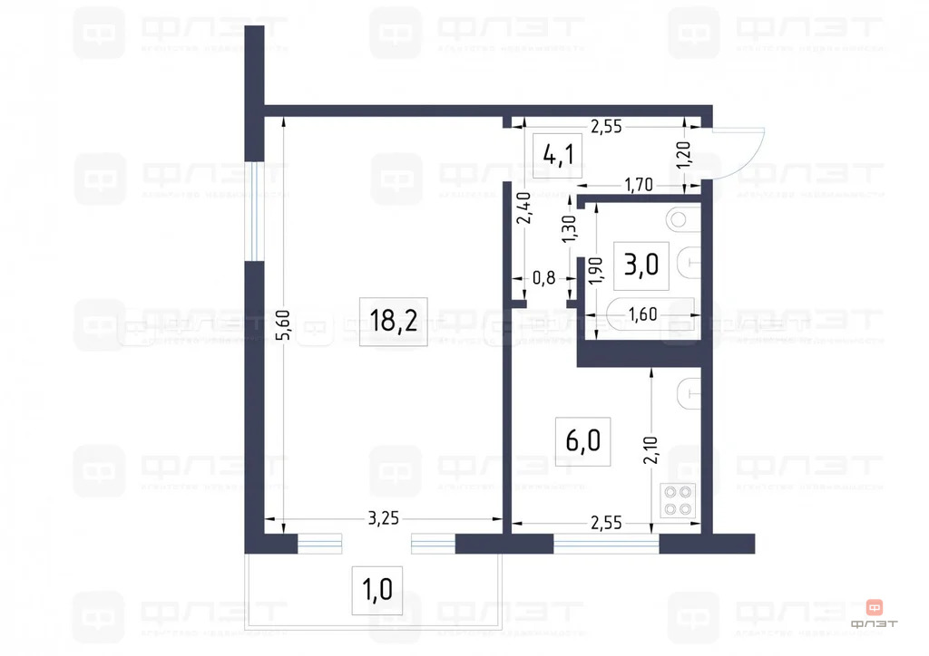 Продажа квартиры, Казань, ул. Комарова - Фото 14