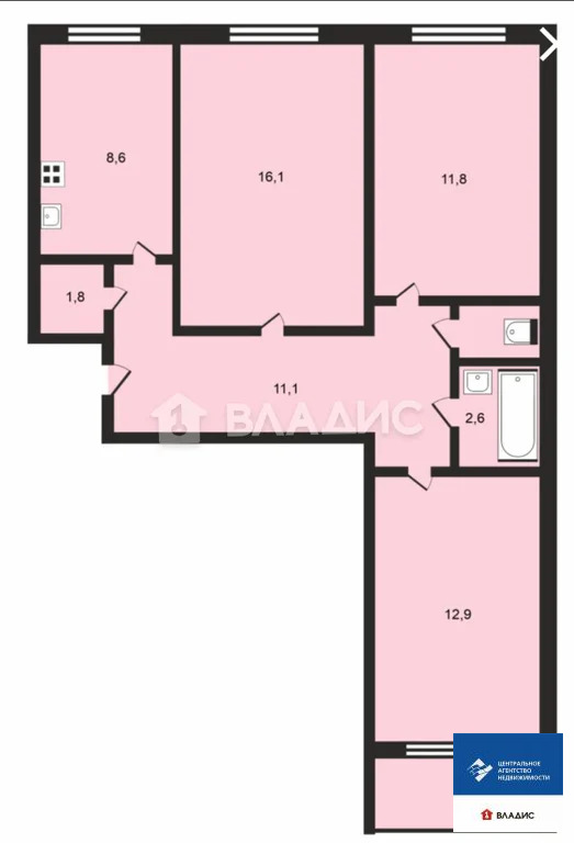Продажа квартиры, Рязань, ул. Зубковой - Фото 11