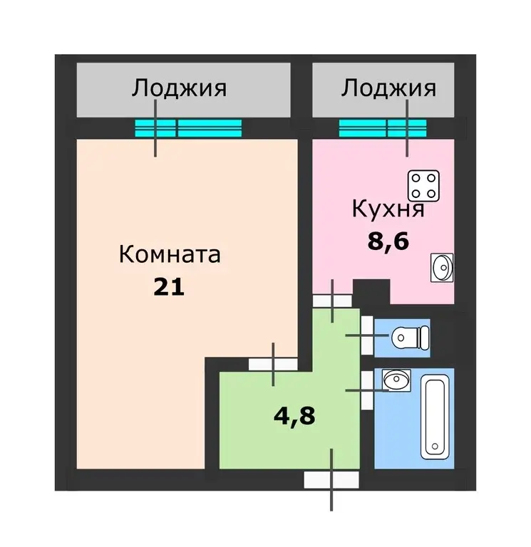 Квартира на Харьковской улице - Фото 13