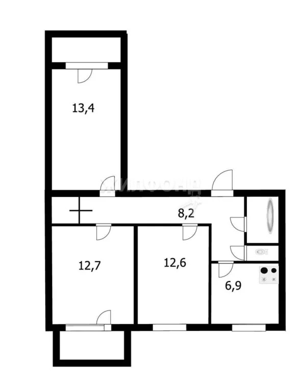 Продажа квартиры, Новосибирск, ул. Нижегородская - Фото 14