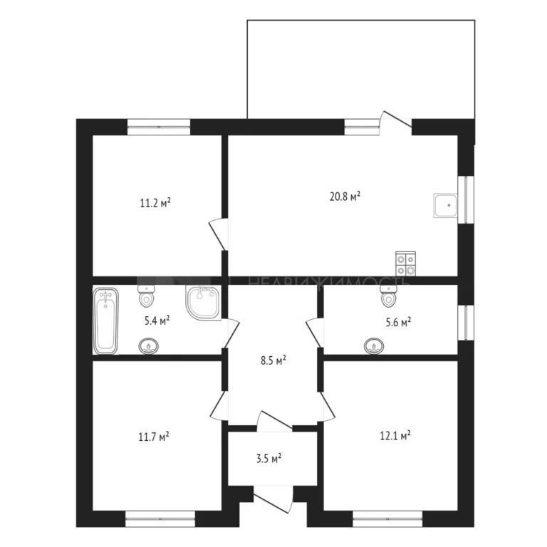 Продажа дома, Кулаково, Тюменский район, Тюменский р-н - Фото 17