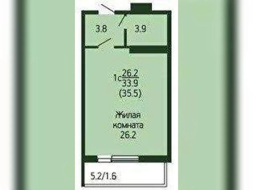 Продается 1-комн. квартира 34.7 кв.м. - Фото 4