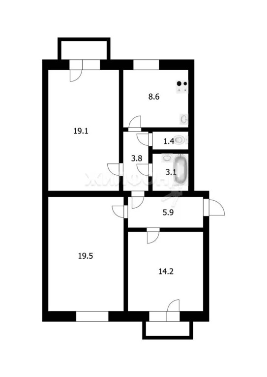 Продажа квартиры, Новосибирск, ул. Новая Заря - Фото 17