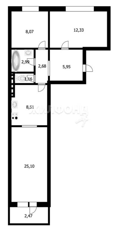 Продажа квартиры, Новосибирск, Александра Чистякова - Фото 0