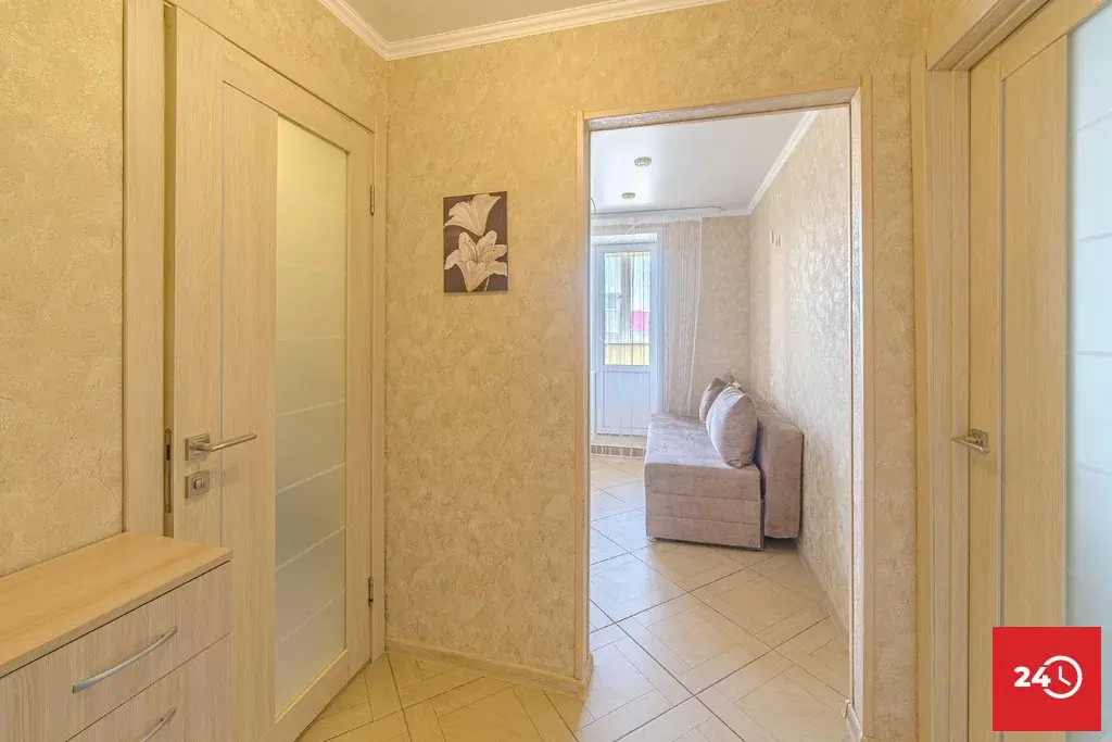 Отличная  1-комнатная  квартира с ремонтом, мебелью и техникой - Фото 8