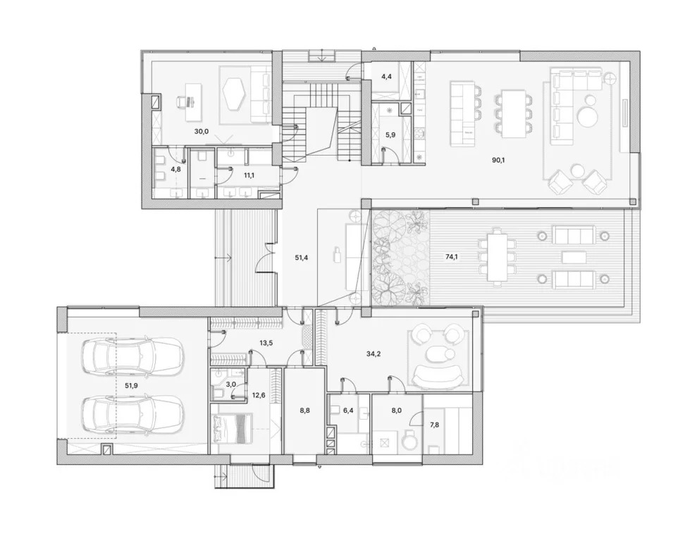 Продается 2-этажный коттедж, 640 м2 в Новогорске - Фото 3