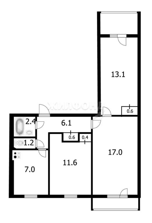 Продажа квартиры, Новосибирск, ул. Доватора - Фото 11