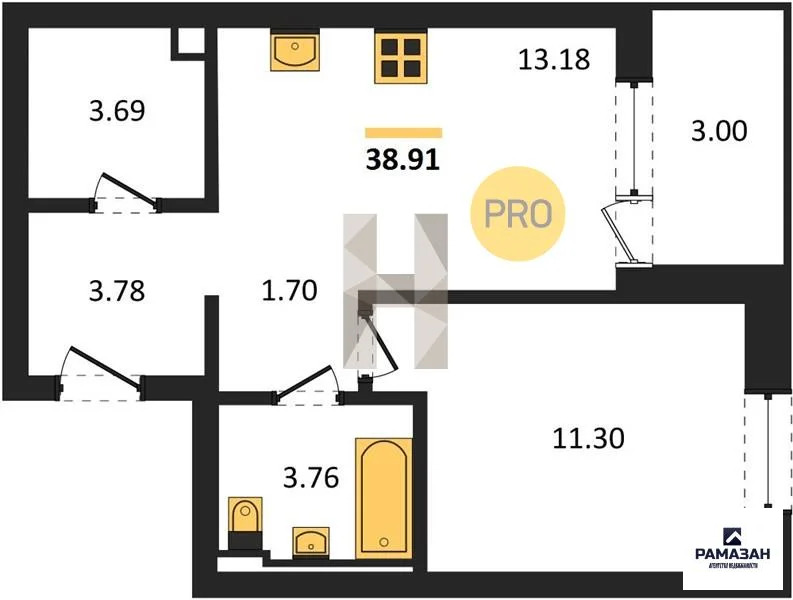 Продажа квартиры в новостройке, Казань, м. Козья слобода, ул. ... - Фото 1