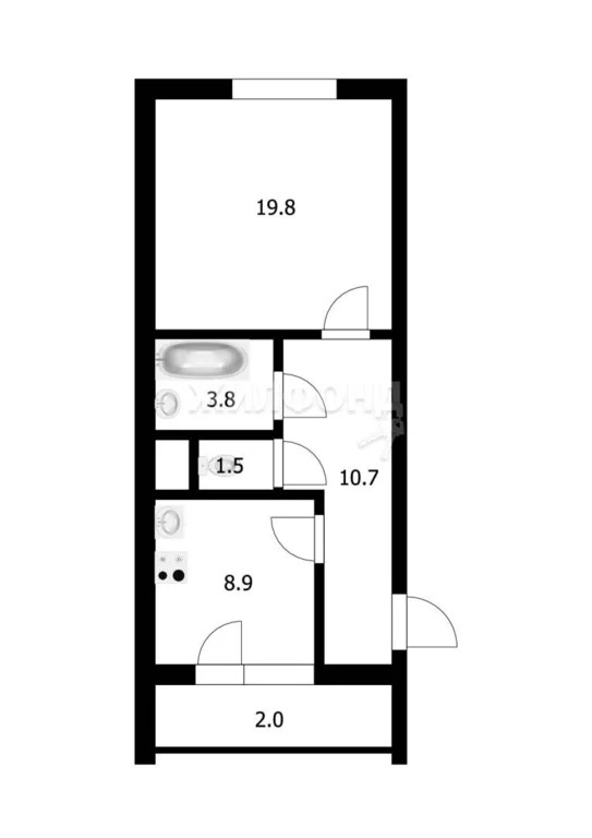 Продажа квартиры, Новосибирск, микрорайон Горский - Фото 6