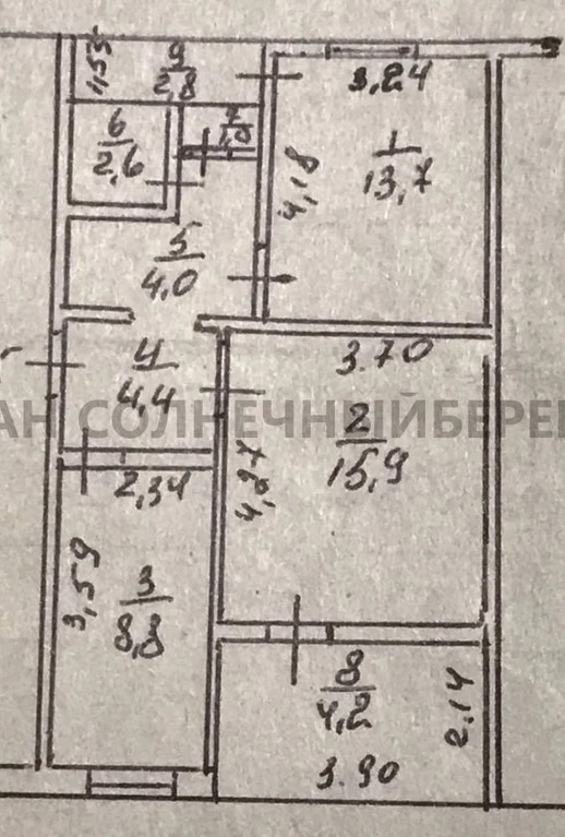 Продажа квартиры, Новомихайловский, Туапсинский район, 2 микрорайон - Фото 15