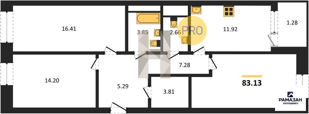 Продажа квартиры в новостройке, Казань, м. Горки, ул. Родины - Фото 1