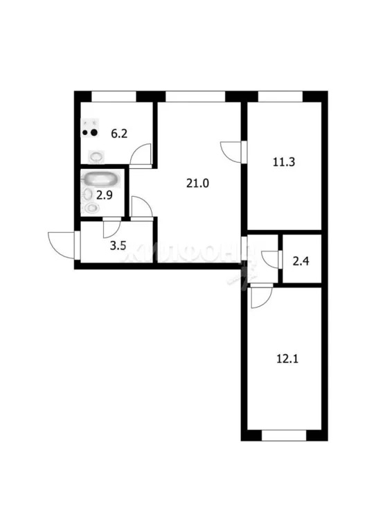 Продажа квартиры, Новосибирск, ул. Сызранская - Фото 13