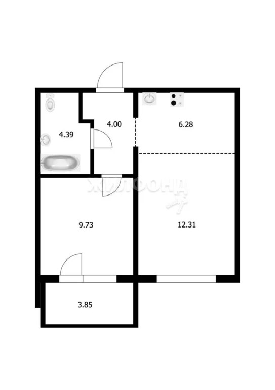 Продажа квартиры, Краснообск, Новосибирский район, жилой комплекс ... - Фото 10