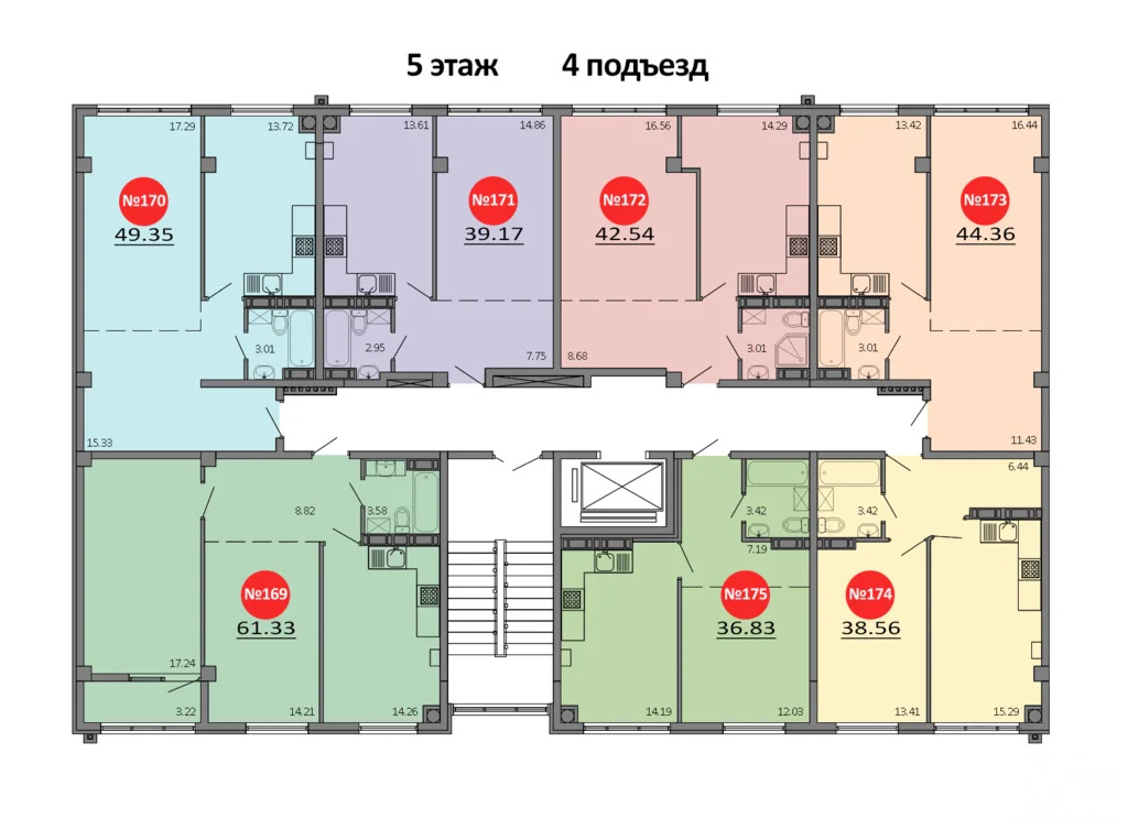 Продажа квартиры в новостройке, Белоглинка, Симферопольский район, ... - Фото 3