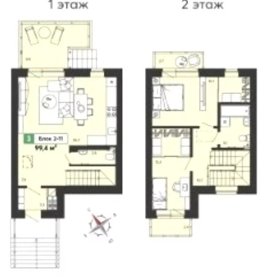 Продается квартира, 99.4 м - Фото 1