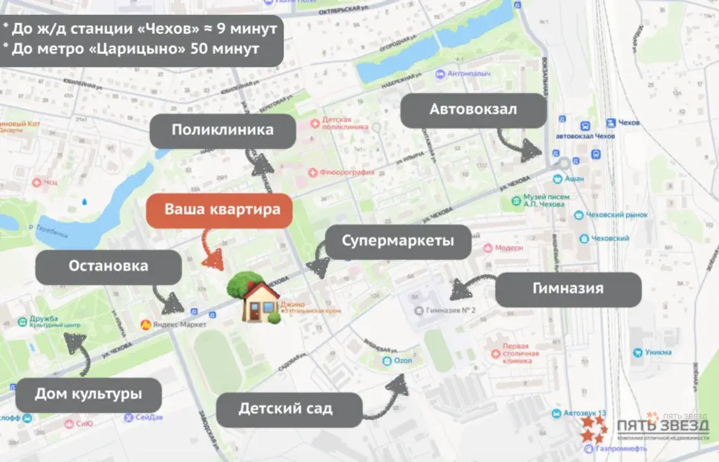 Продается 1-комнатная квартира Чехов, ул. Чехова, 16 - Фото 21