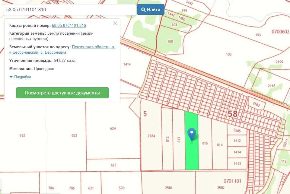Кадастровая карта пензенской. Зелёная Долина Пенза Бессоновка на карте. Карта зеленая Долина Бессоновка. Бессоновский район земельная карта. Карта кадастровых номеров с.Бессоновка.