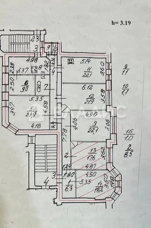 Санкт-Петербург, Ораниенбаумская улица, д.22-24, комната на продажу - Фото 18