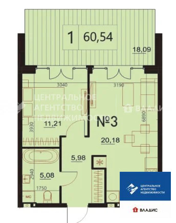 Продажа квартиры, Рязань, Мещёрская улица - Фото 11