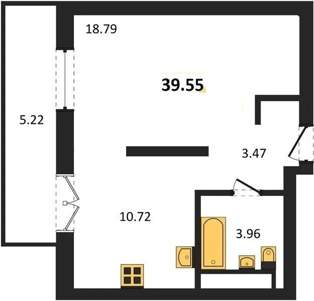 Продается квартира, 39.55 м - Фото 2