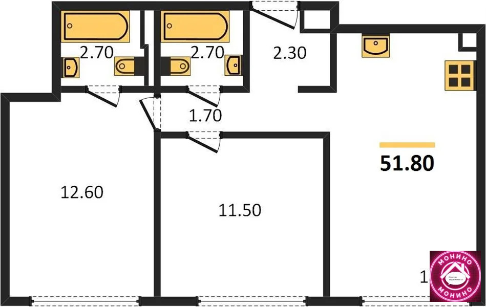 Продажа квартиры в новостройке, м. Борисово, ул. Борисовские Пруды - Фото 0