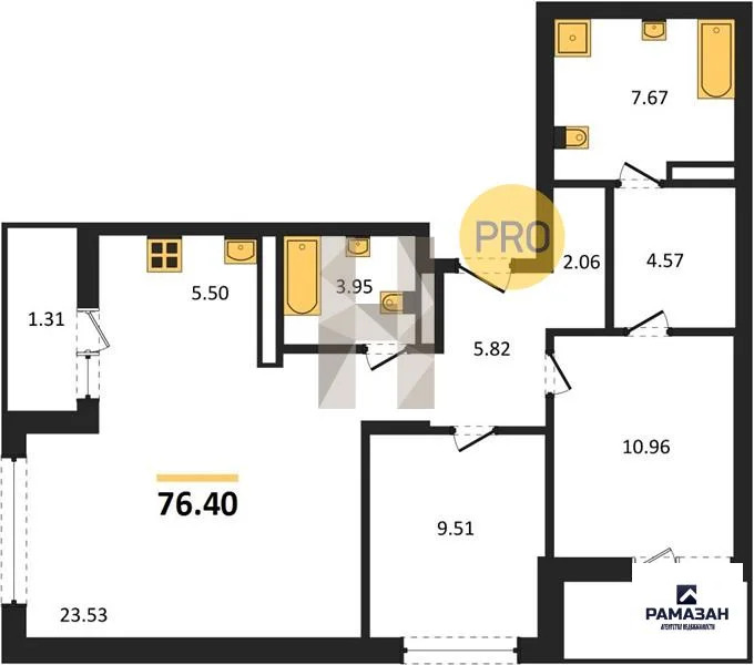 Продажа квартиры в новостройке, Казань, м. Горки, ул. Патриса Лумумбы - Фото 1
