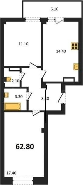 Продажа квартиры в новостройке, Севастополь, ул. Токарева - Фото 1