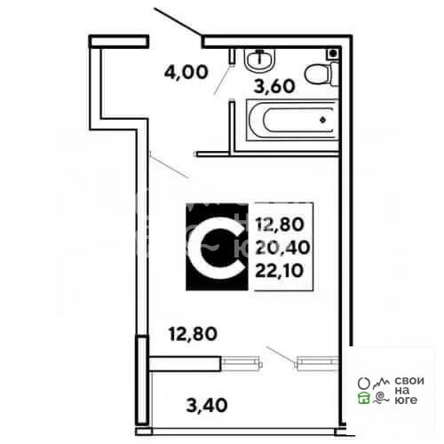 Продажа квартиры, Краснодар, Им. Ивана Беличенко ул, 89 - Фото 3