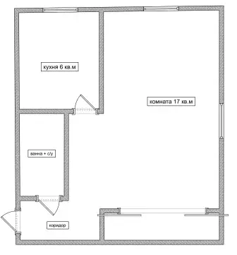 1-к. квартира, 30,5 м2, 3/5 эт. - Фото 11